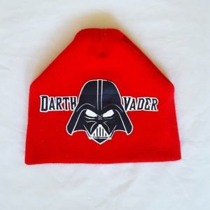 Star Wars boys red beanie cap hat one size
